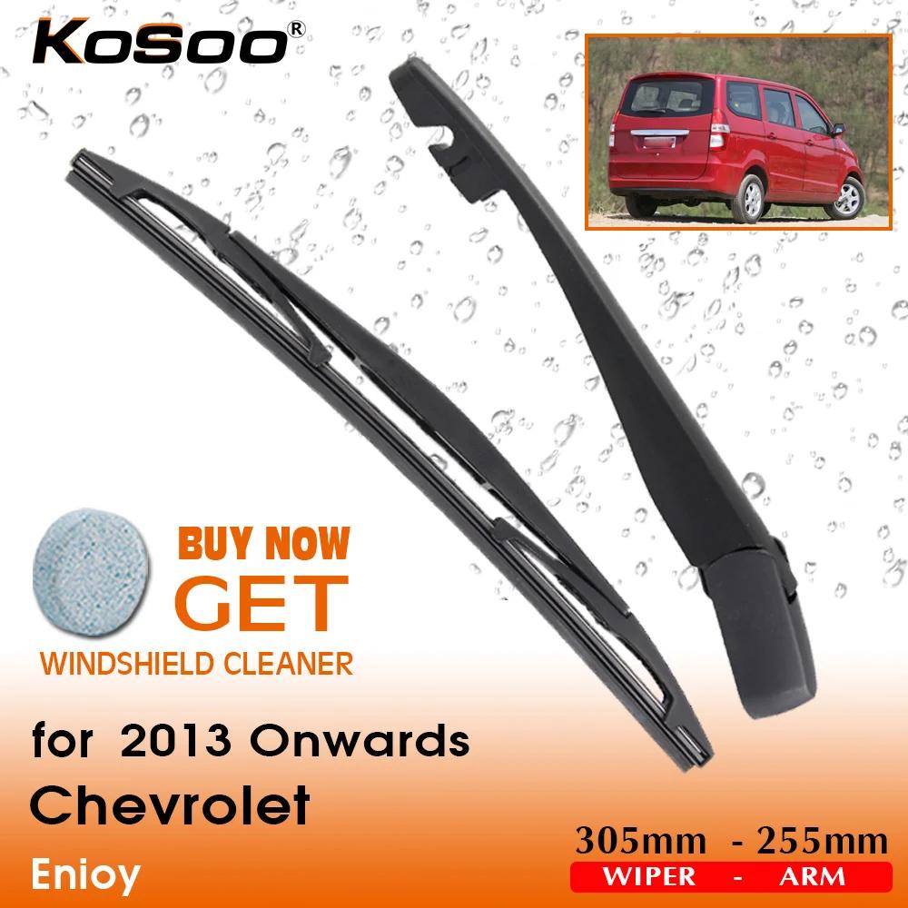 KOSOO Auto Rear Car Wiper Blade For Chevrolet Enjoy,305mm 2013 Onwards Rear Window Windshield Wiper Blades Arm,Car A